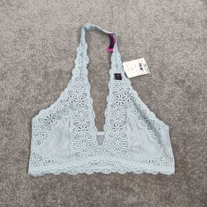 La Senza Women's Lace Bralette Light Blue Size Small Sexy Valentine's Day Gift